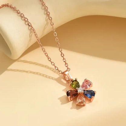 Inside Out Zirconia Emotions Necklace