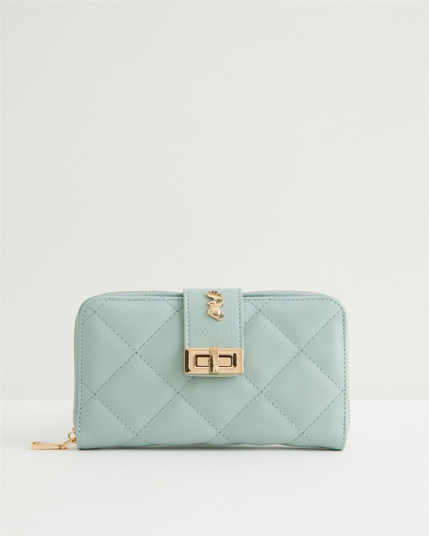 Soft Sage Quilted Purse