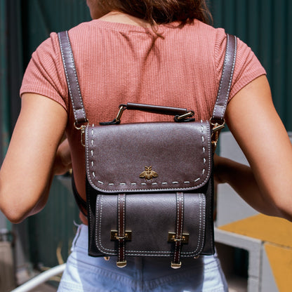 Bumblebee Leather Backpack