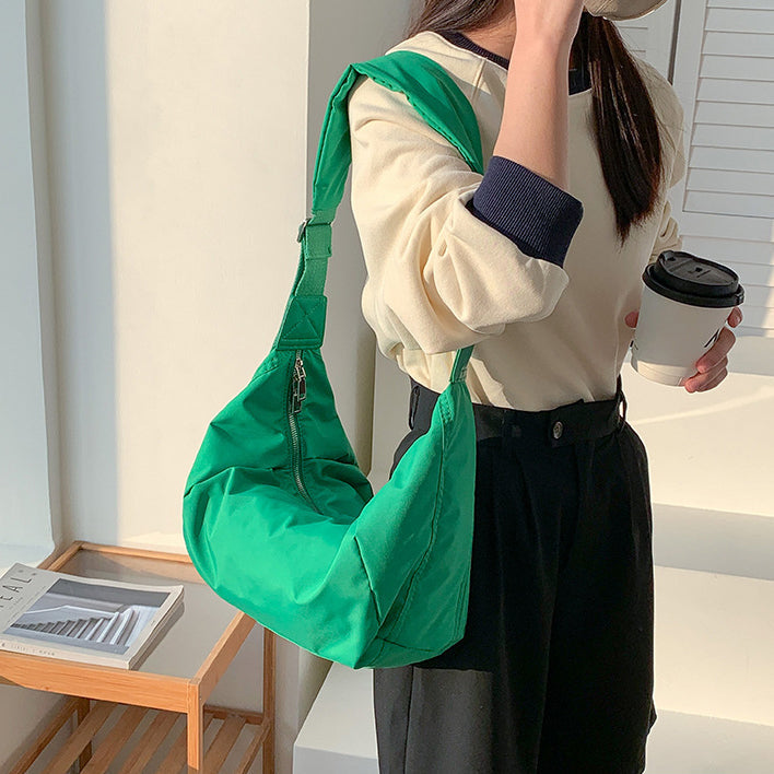 Olives Puffer Hobo Crossbody