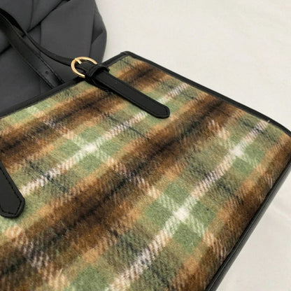 Plaid Tote