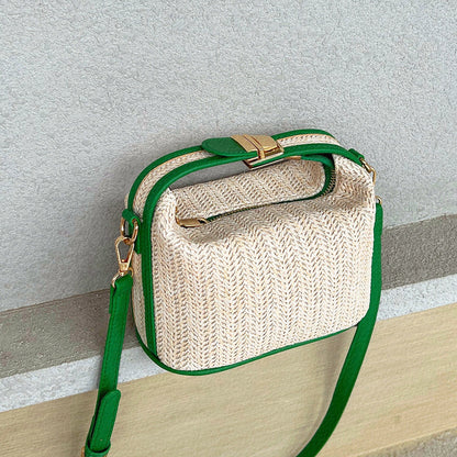 Poppy Mini Straw Crossbody