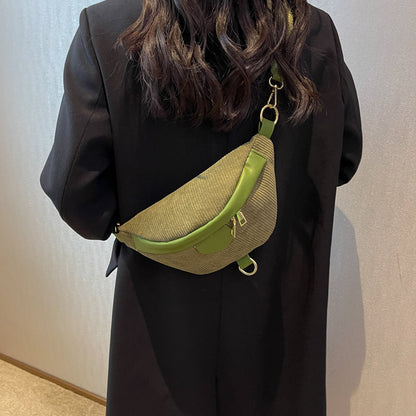 Olives Corduroy Crossbody