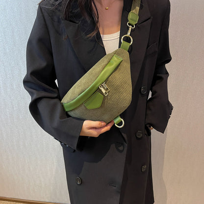 Olives Corduroy Crossbody