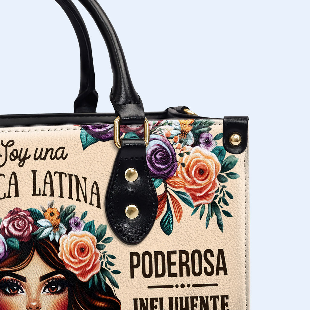 Soy Una Chica Latina - Personalized Custom Leather Handbag - HG02