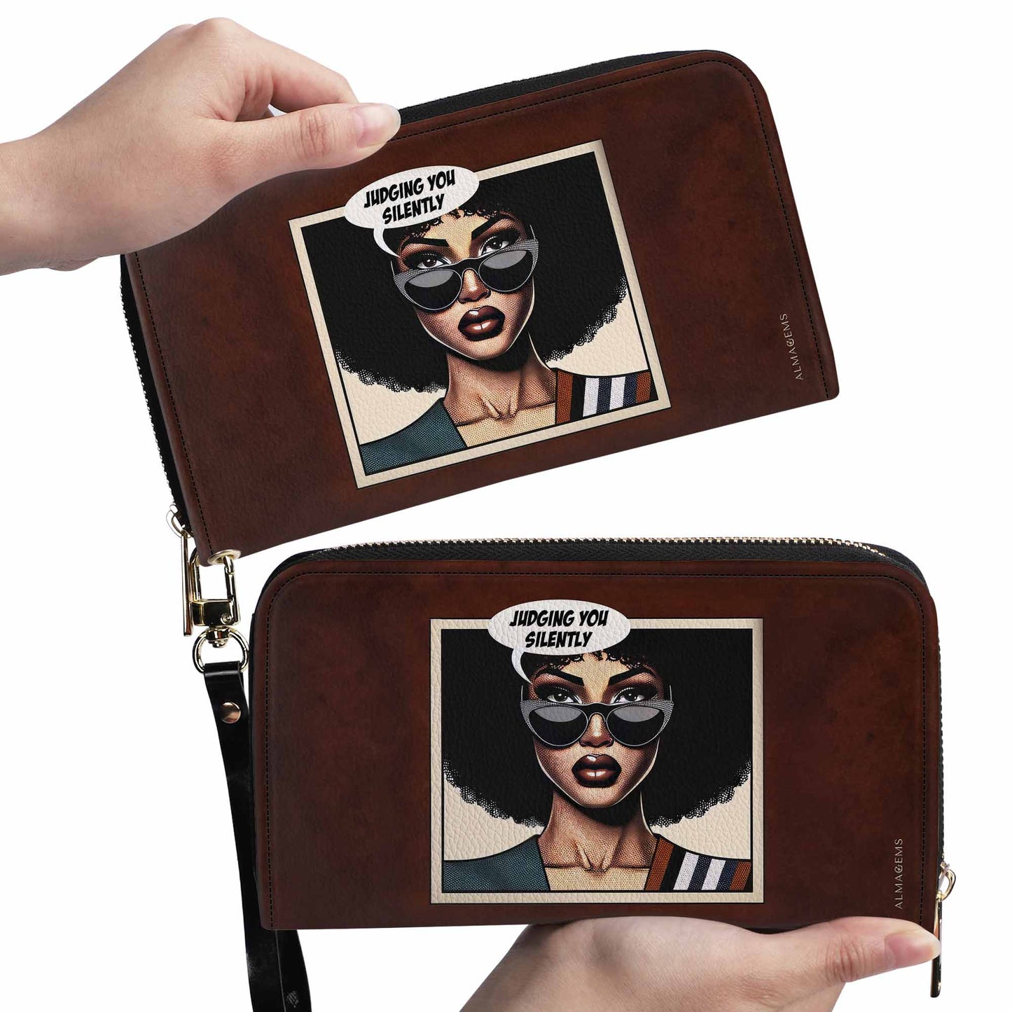 Judging You - Women Leather Wallet - judging02WL