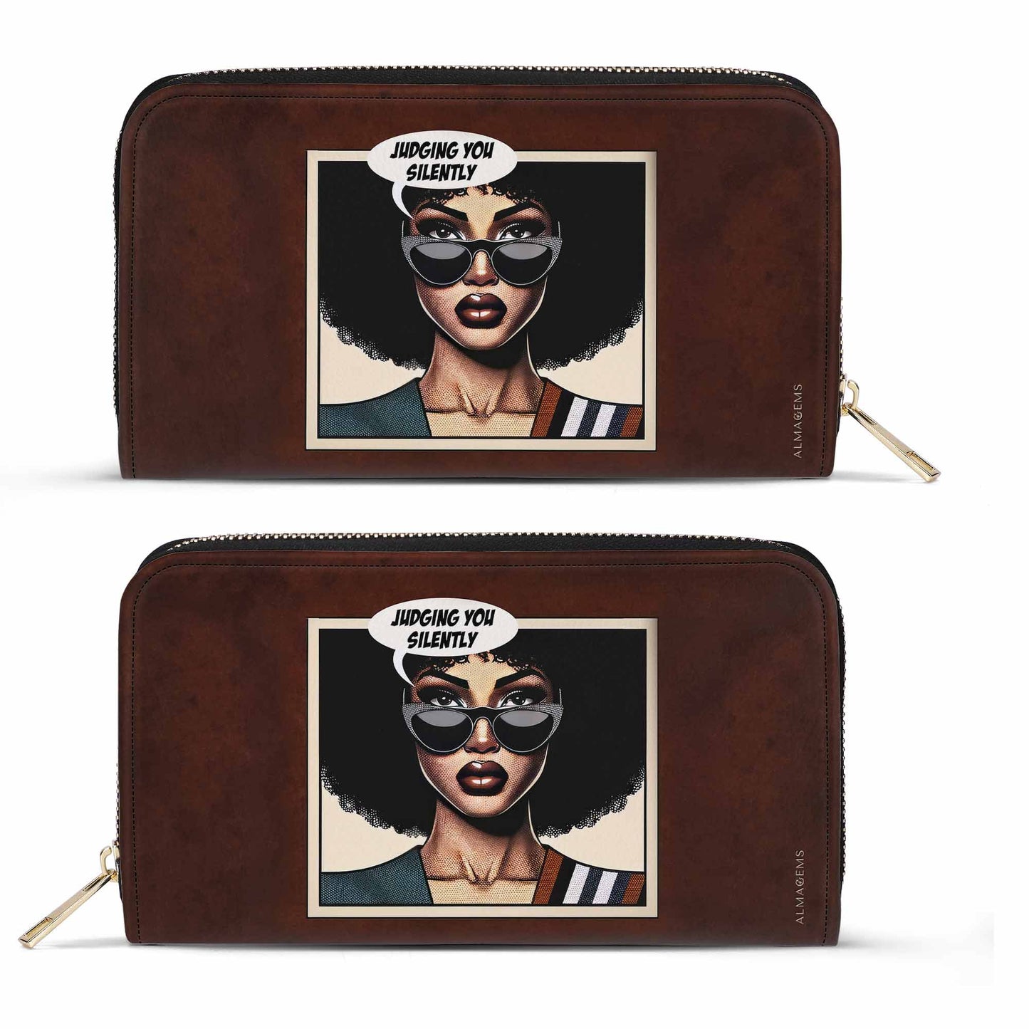 Judging You - Women Leather Wallet - judging02WL