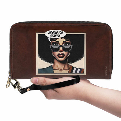 Judging You - Women Leather Wallet - judging02WL