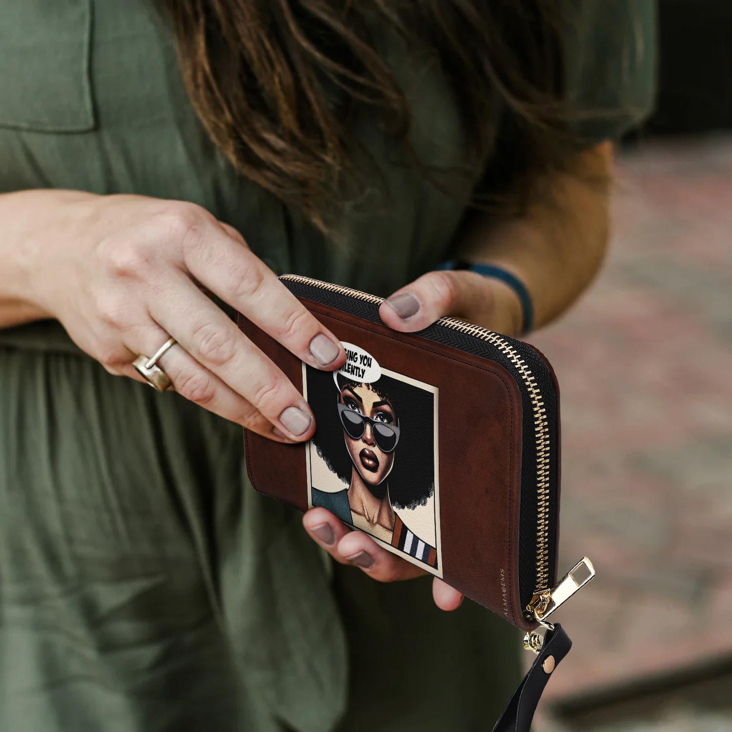 Judging You - Women Leather Wallet - judging02WL