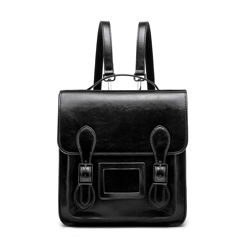 Premium Leather Small Travel Backpack