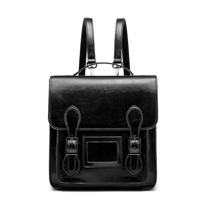 Premium Leather Small Travel Backpack