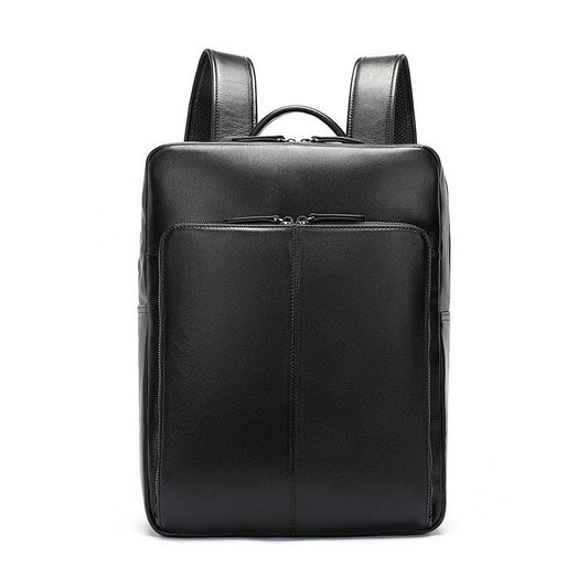 Executive Leather Laptop Backpack