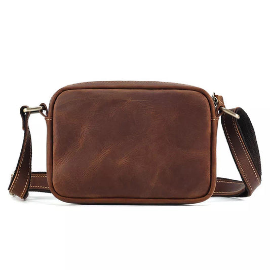 Vintage Leather Crossbody Bag