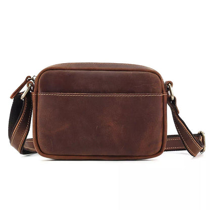 Vintage Leather Crossbody Bag