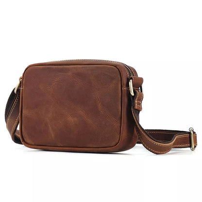 Vintage Leather Crossbody Bag