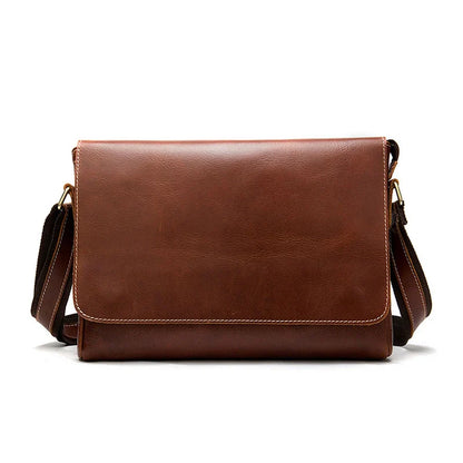 Leather Laptop Crossbody Shoulder Bag