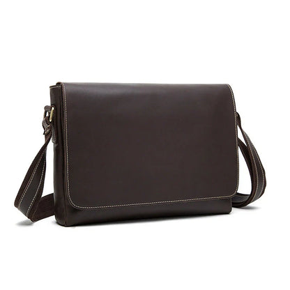 Leather Laptop Crossbody Shoulder Bag