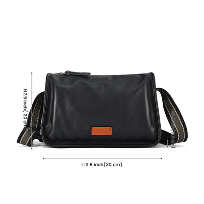 Classic Leather Urban Crossbody Bag