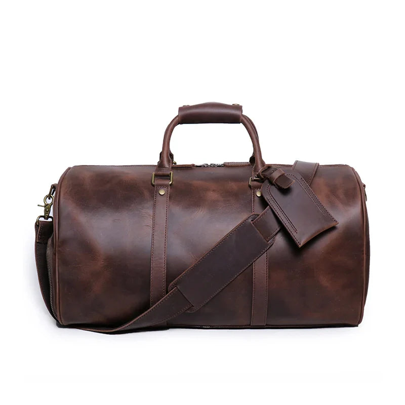 Voyager | Leather Weekend Duffle Bag