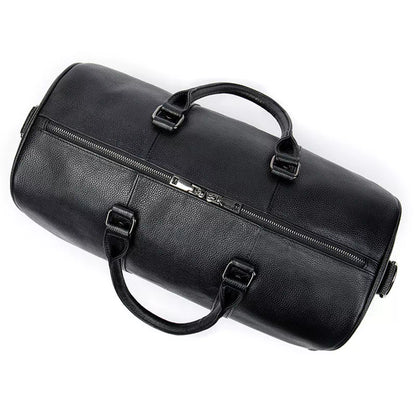 Classic Leather Weekender Travel Bag