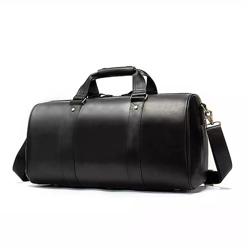 Vintage Leather Weekend Travel Duffle