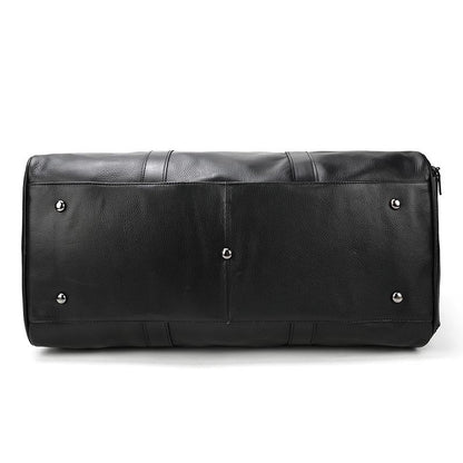 Classic Leather Travel Duffle Bag