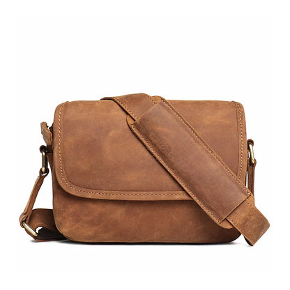 Compact Leather Small Crossbody Bag