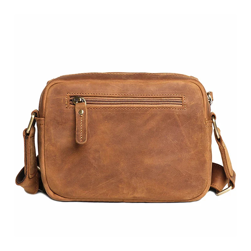 Compact Leather Small Crossbody Bag