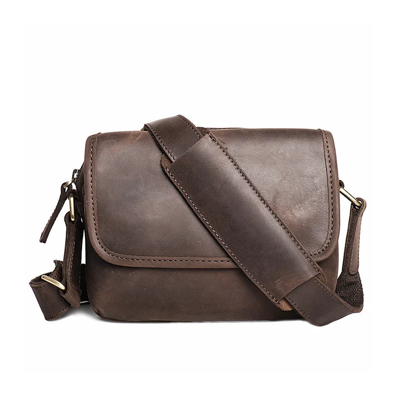 Compact Leather Small Crossbody Bag