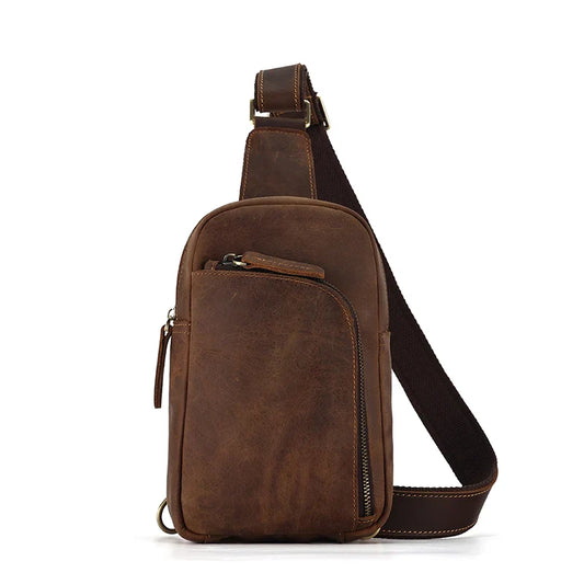 Heritage Travel Leather Crossbody Bag