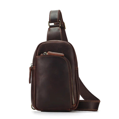 Heritage Travel Leather Crossbody Bag