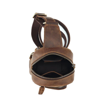 Heritage Travel Leather Crossbody Bag