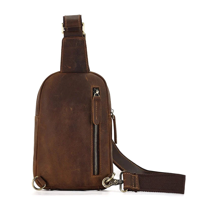 Heritage Travel Leather Crossbody Bag