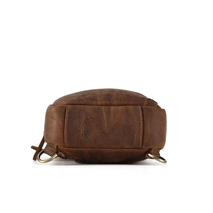 Heritage Travel Leather Crossbody Bag