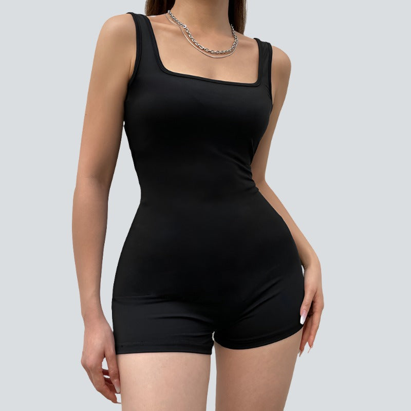 TuxodoSHAPE - Wide Strap Stretchy Romper