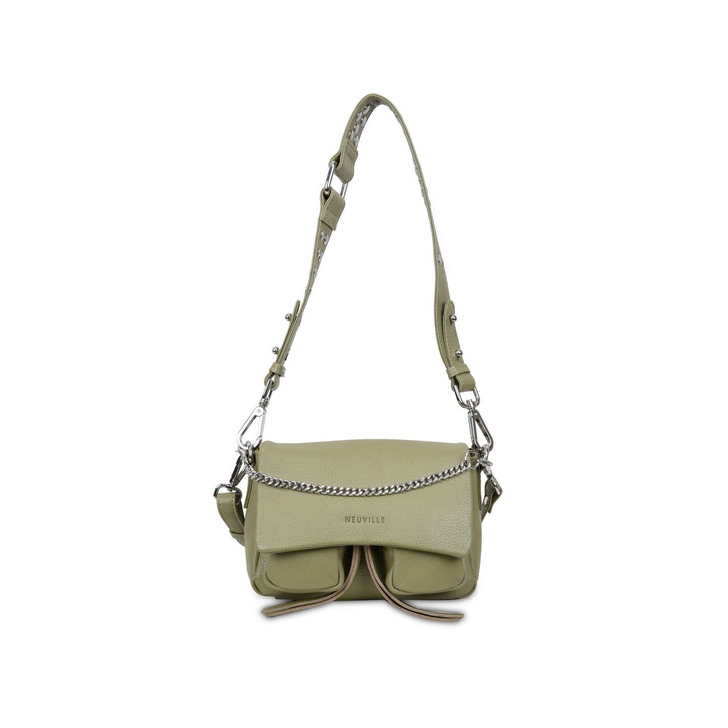 MAX MINI LIGHT GREEN NAPPA