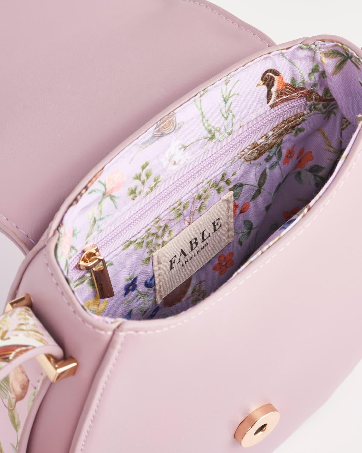 Meadow Creatures Saddle Bag -Lilac