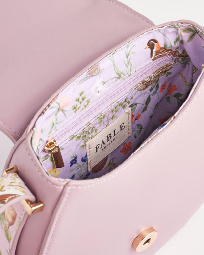 Meadow Creatures Saddle Bag -Lilac