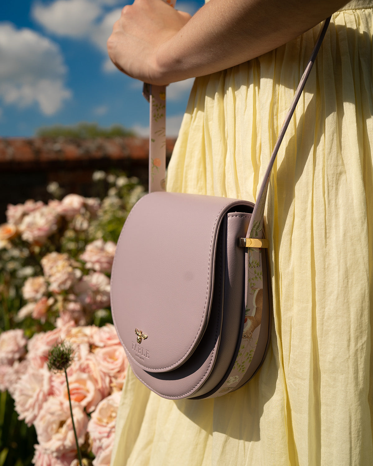 Meadow Creatures Saddle Bag -Lilac