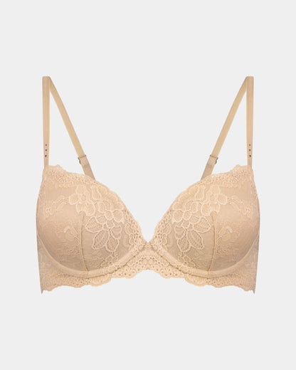 My Fit Lace 200% Boost Push Up Plunge Bra