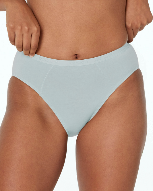 Body Cotton Twin Pack High Cut Brief