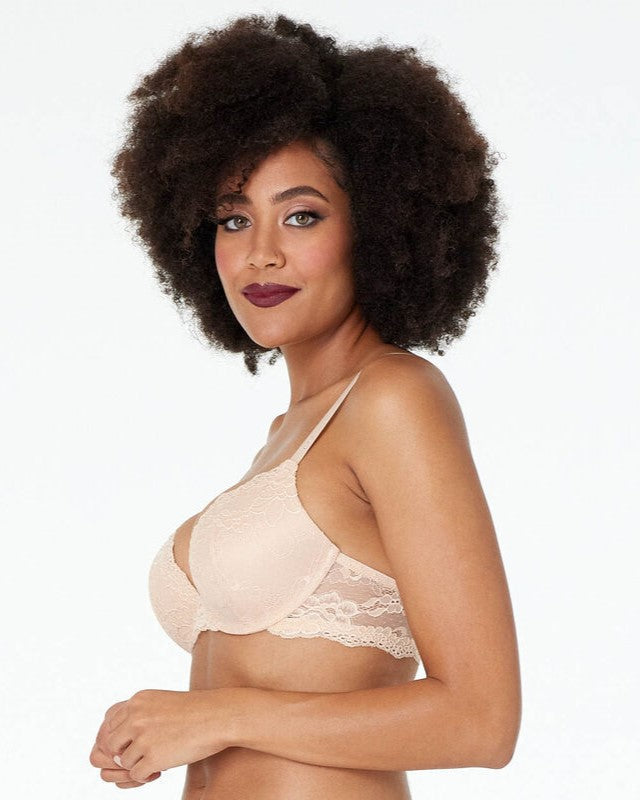 My Fit Lace Graduated Push up Plunge Bra