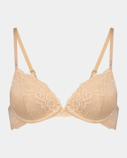 My Fit Lace Graduated Push up Plunge Bra