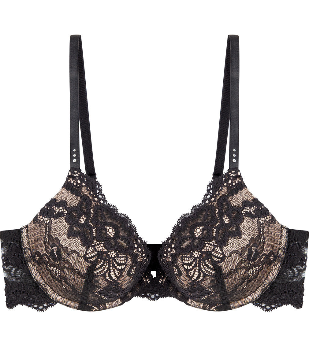 My Fit Lace Graduated Push up Plunge Bra