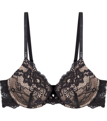 My Fit Lace Graduated Push up Plunge Bra