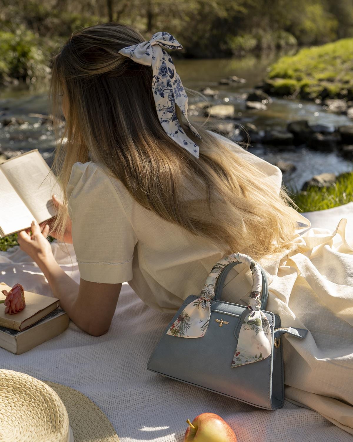 Mini Blue Alice Tote