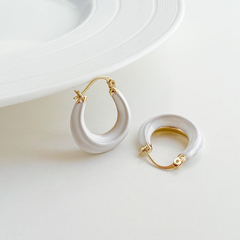 Geo Hoops Earring