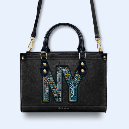 New York - Leather Handbag - NY01