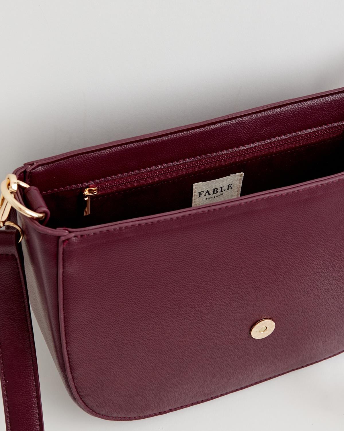 Nina Messenger Handbag - Burgundy