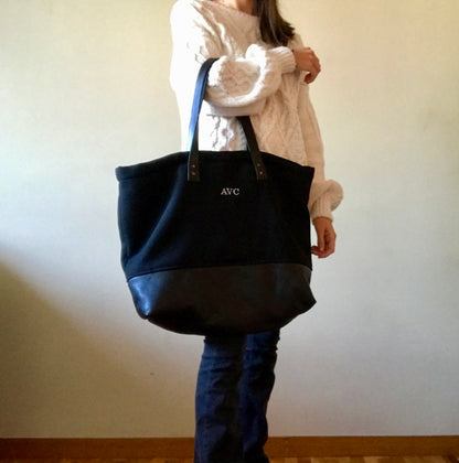 BLACK SHOPPING BAG